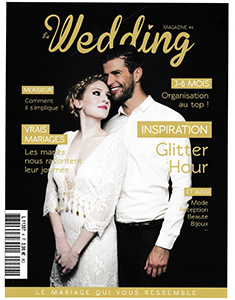 Décembre 2015 - Parution Wedding Magazine - Glitter Hour