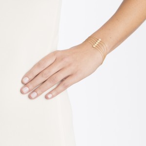 JEM -@ Bracelet manchette  souple MAYA
