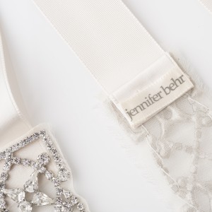 JENNIFER BEHR -@ Ceinture Headband CRYSTAL LACE