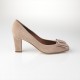 Michel Vivien - Escarpins ALICE 65 cuir velours nude