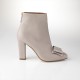 Michel Vivien - Bottines CAMILLE 90 cuir glacé tourterelle